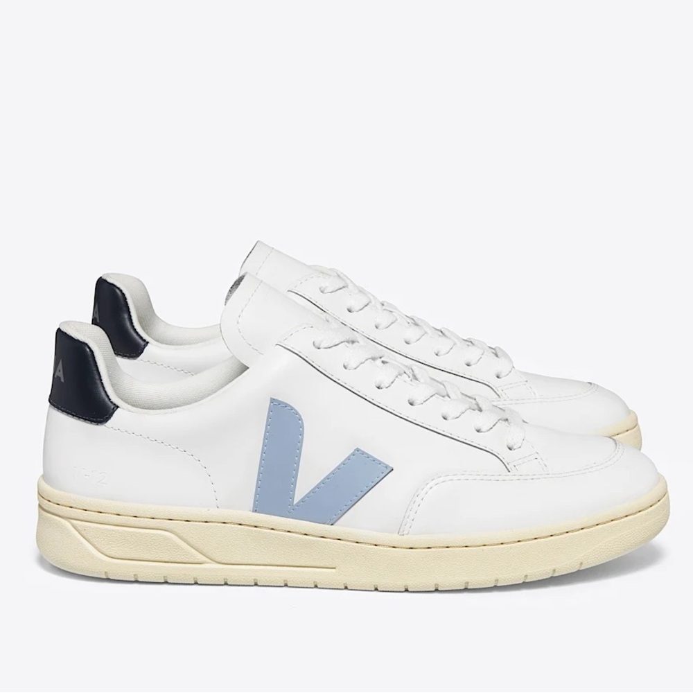 V-12 LEATHER WHITE STEEL NAUTICO Sneakers Size 40 US 8 - NEW IN BOX